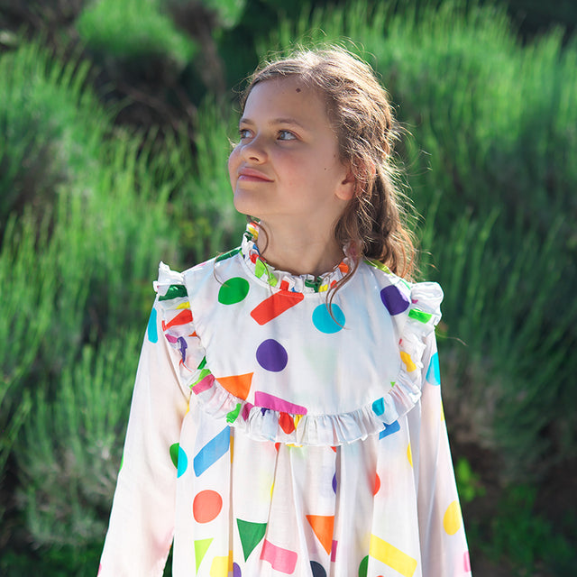 Girl wearing Anaario Confetti Party Dress