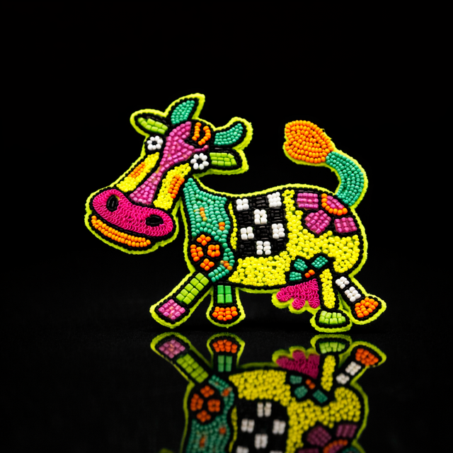 Anaario Cow Brooch pin