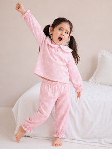 Pink Alphabet Night Suit