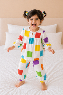 Rainbow Blocks Night Suit