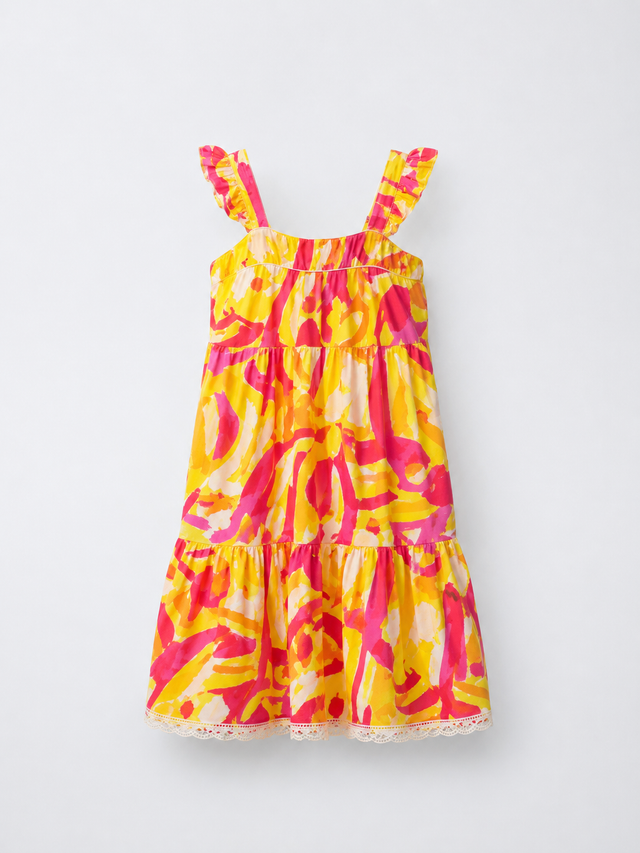 Girl wearing Anaario Sunshine Bloom Strappy Dress