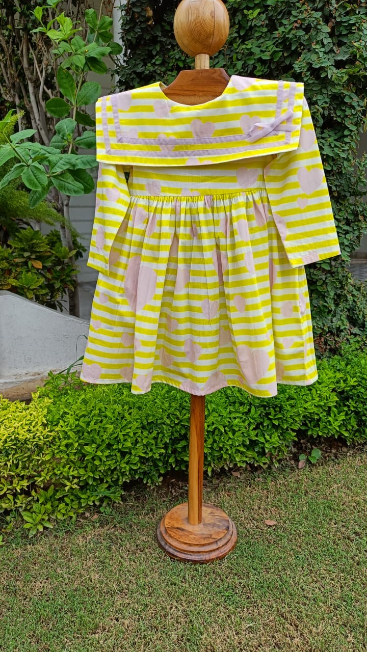 Girl wearing Anaario Sunshine Sailor Dress