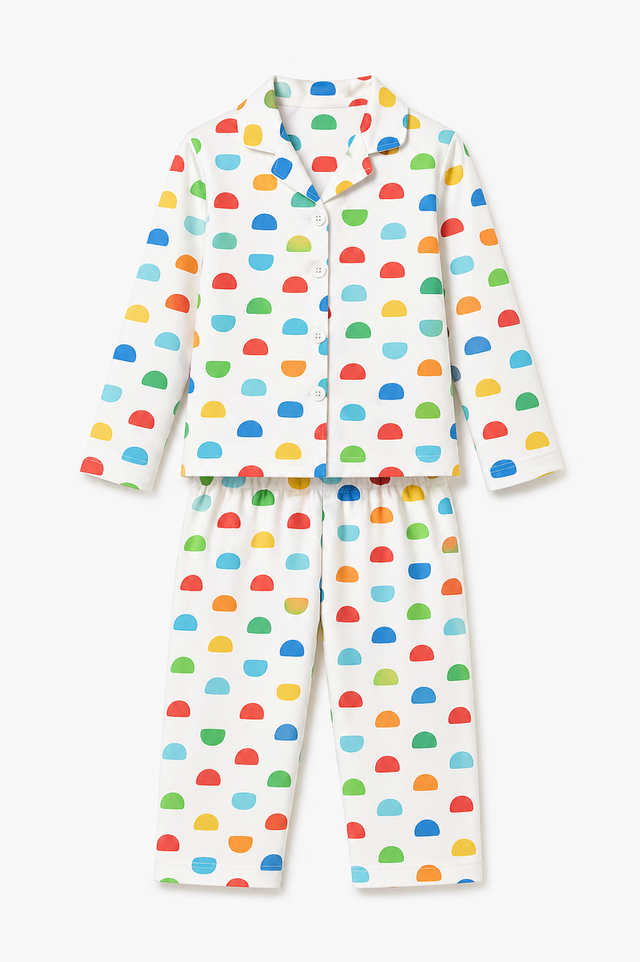 Boy wearing Anaario Happy Halfs Night Suit