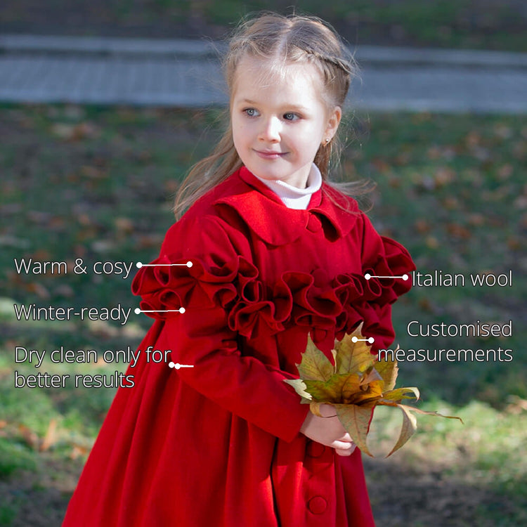 Red Riding Hood Girls' Dress features