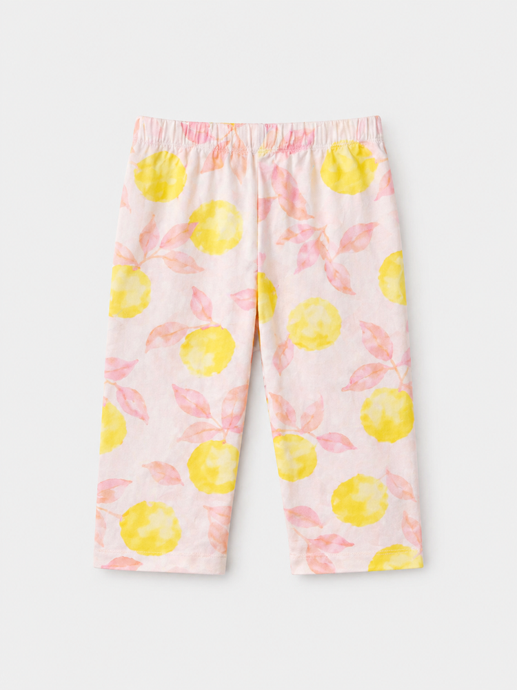 Girl wearing Anaario Lemon Zest Night Suit