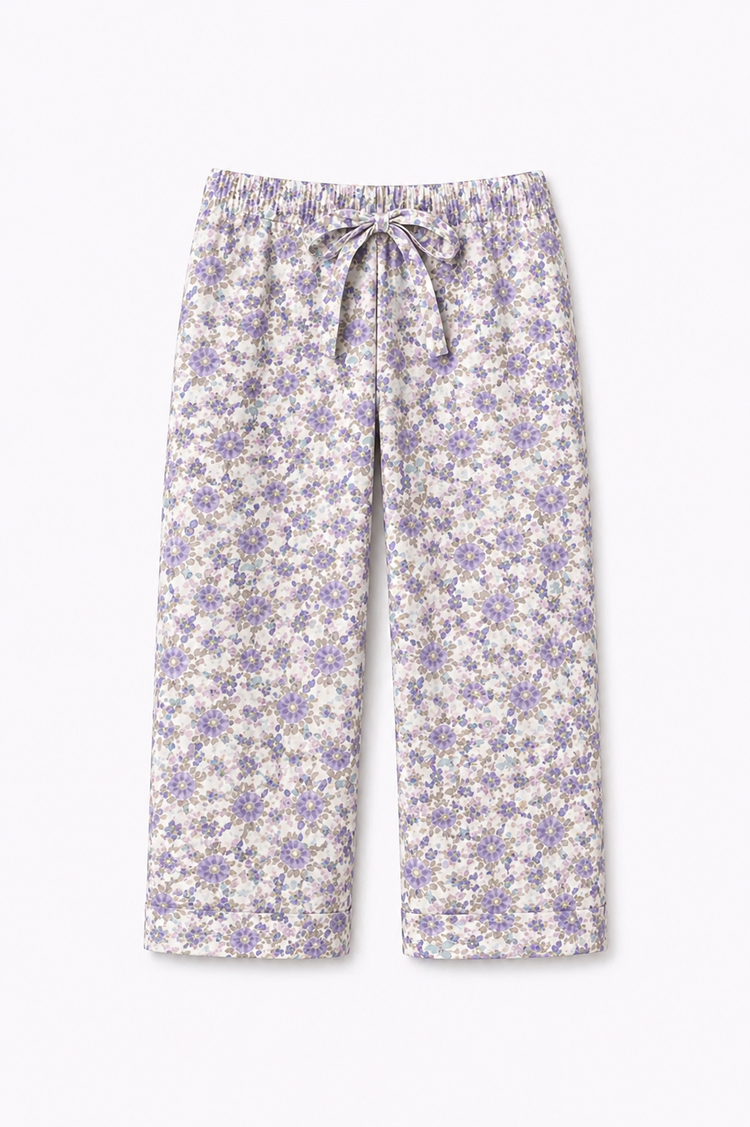 Girl wearing Anaario Lilac Bloom Night Suit