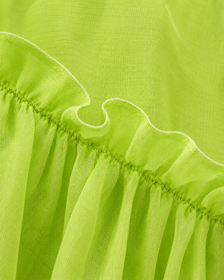Indian Lime Flamingo Peplum Palazzo Set - Anaario - Image 8