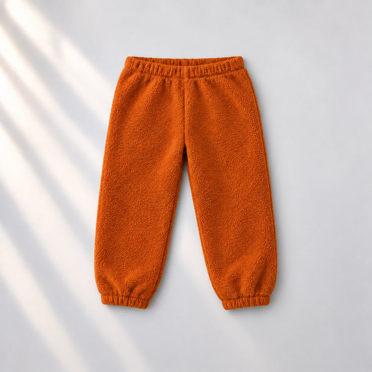 Rust Fish Fleece Set bottoms by Anaario