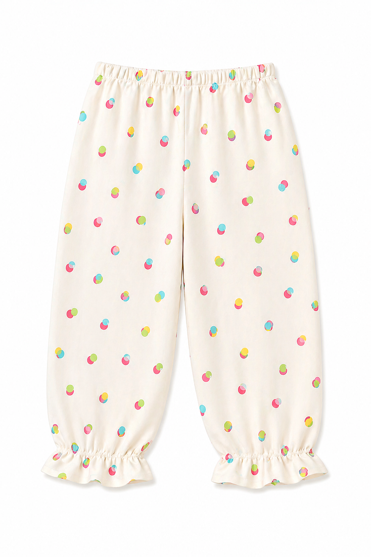 Girl wearing Anaario Multi-Coloured Bulbs Night Suit
