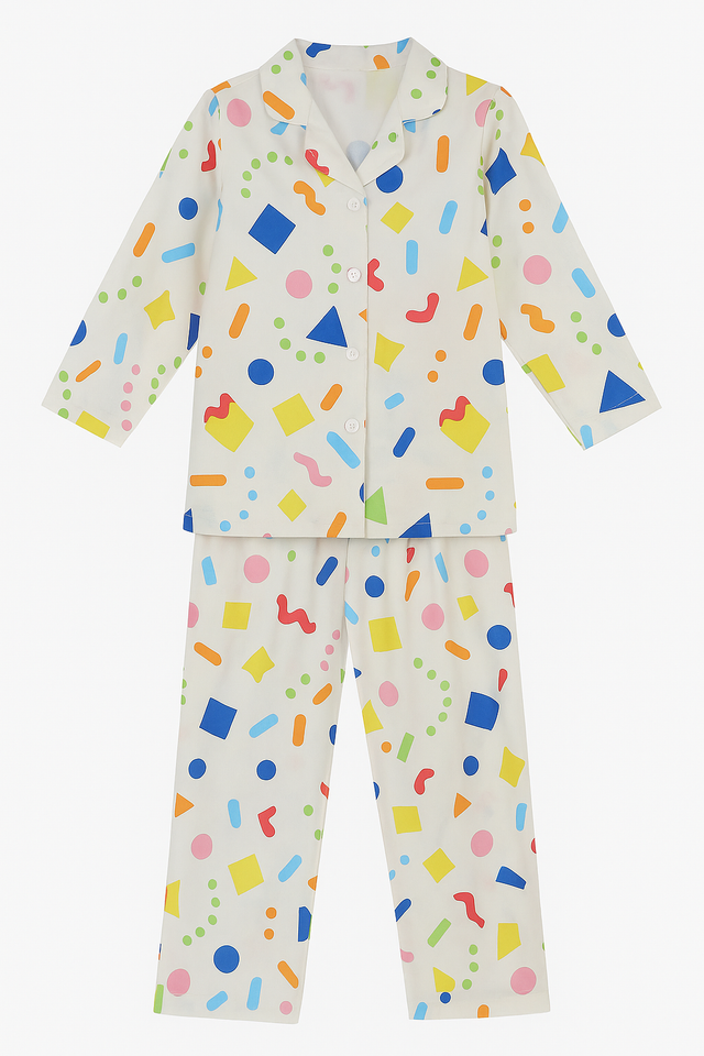 Boy wearing Anaario Multi-Coloured Night Suit