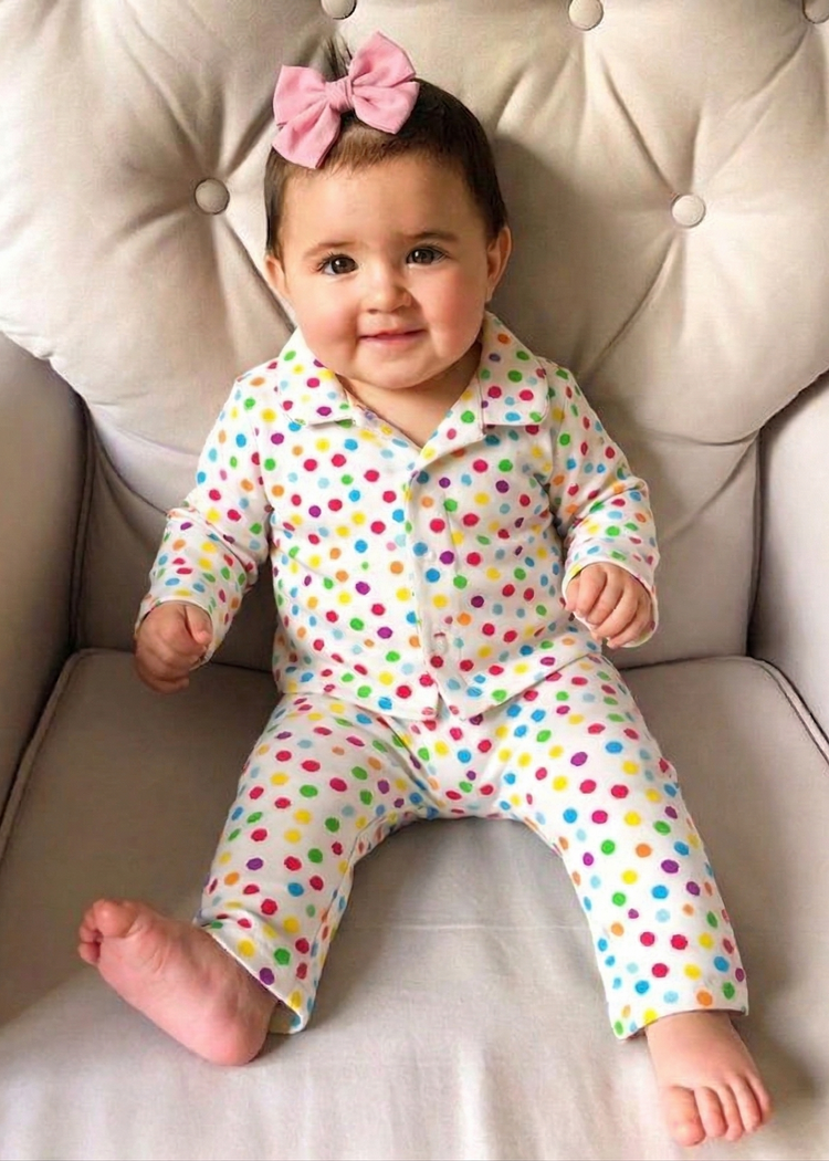 Multicolor polka spots Set