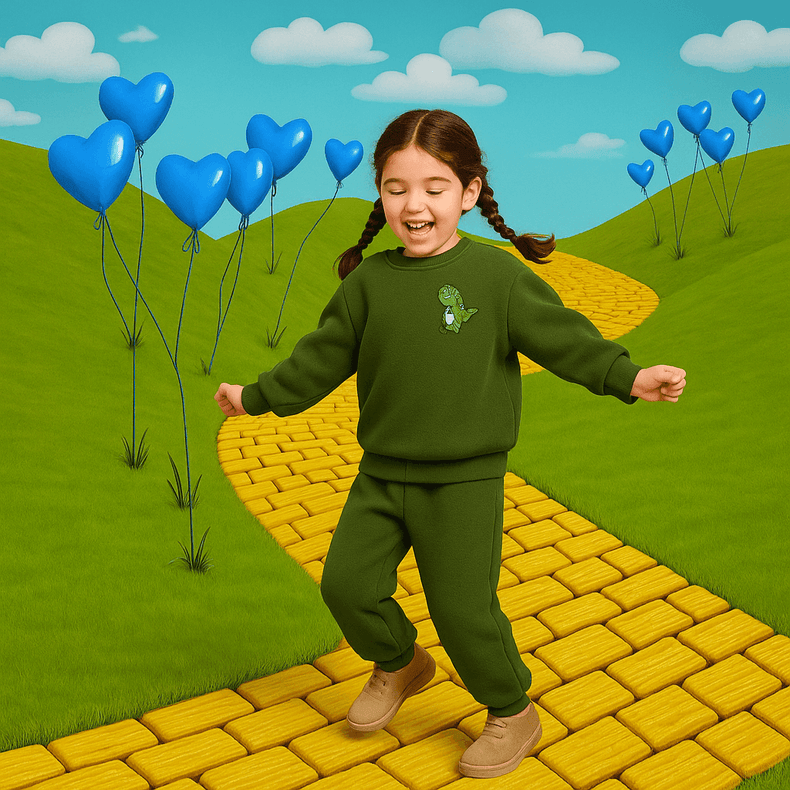 Olive Green Dragon Fleece Set