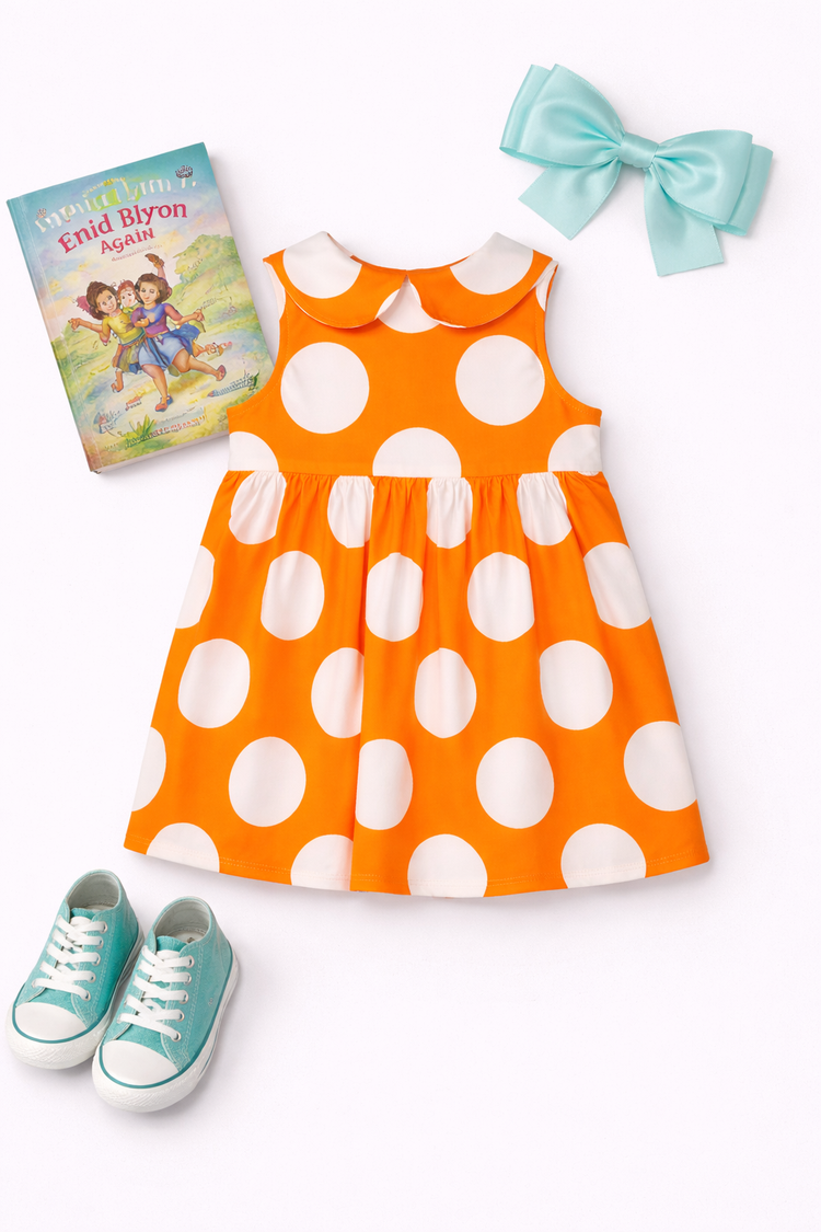 The Apricot Pop Dress