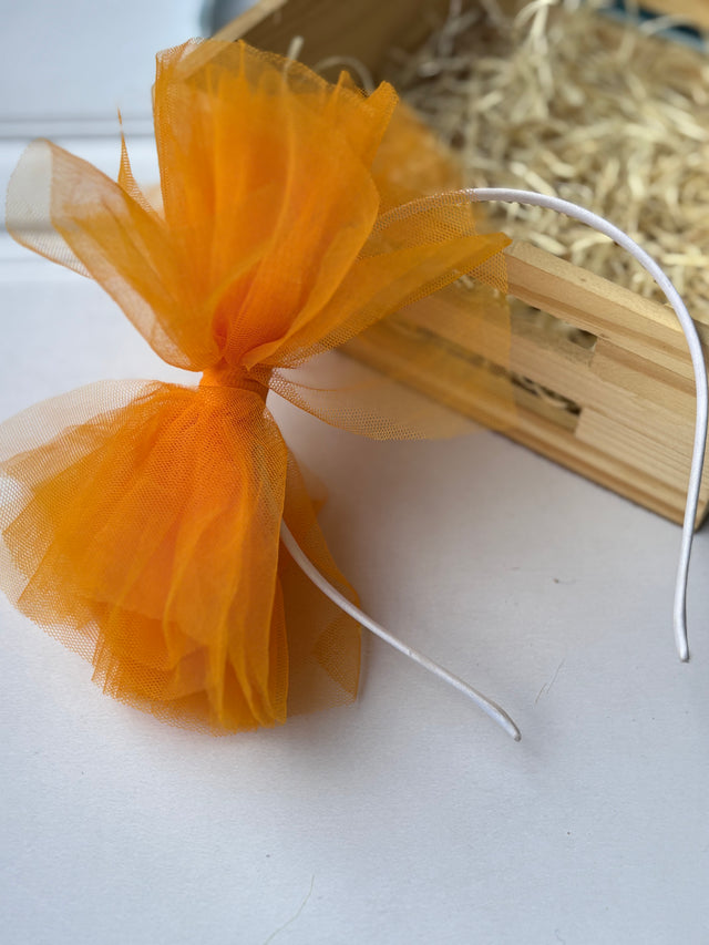 Anaario Orange Bow Hairband, hair band for kids