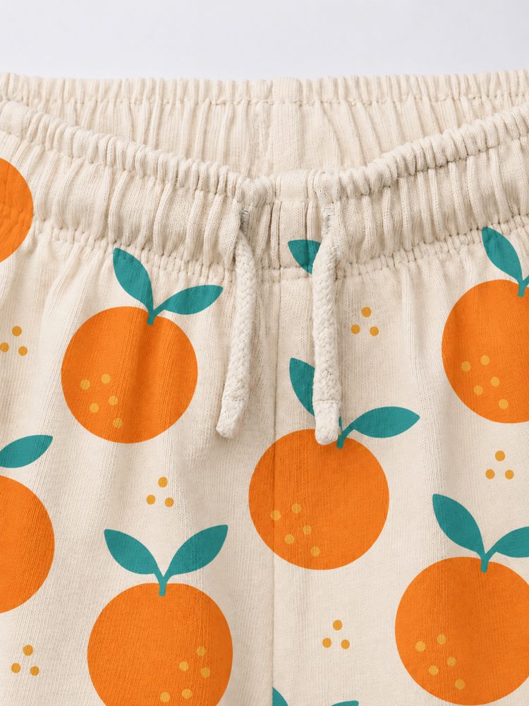 Boy wearing Anaario Orange Crush Co-ord Set