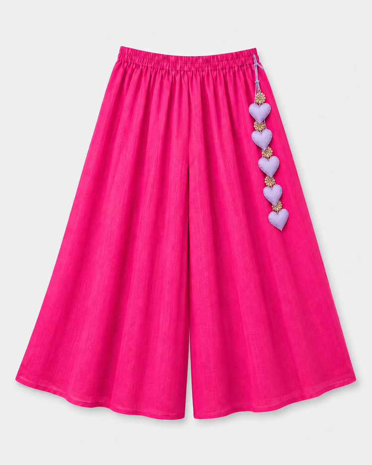 Indian Orange Parrot Peplum Palazzo Set - Anaario - Image 5