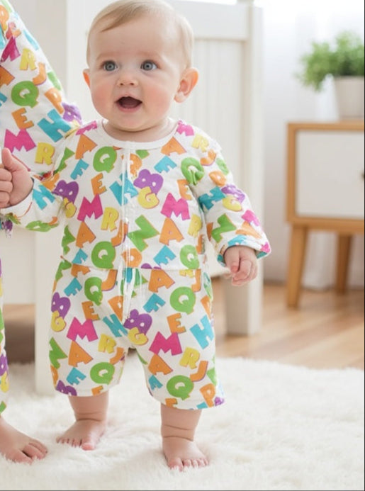 Neon multicolor alphabets Set