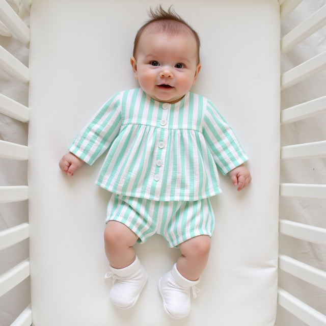 Mint Green stripes Set