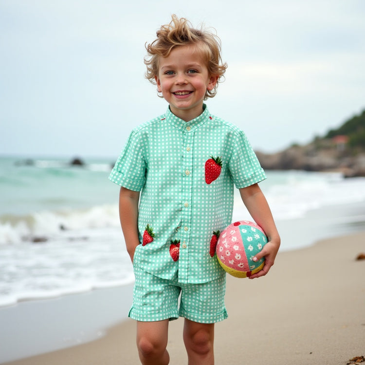 Tropic Classique Co-ord Set (Strawberry Tarts)