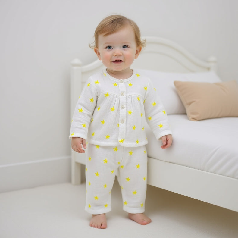 Yellow Palm Leaves - Night Wear