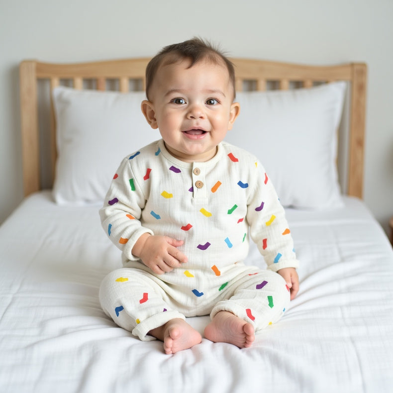 Multicolored wriggly beans Set