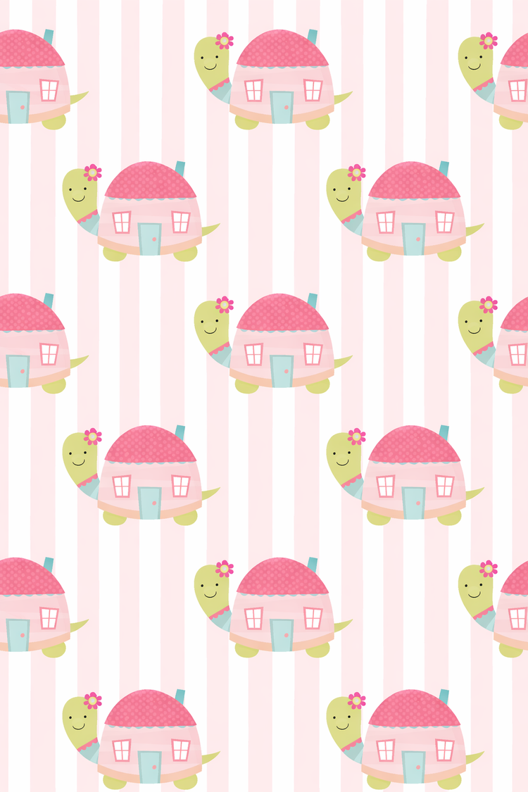 Girl wearing Anaario Pink Snail-House Night Suit
