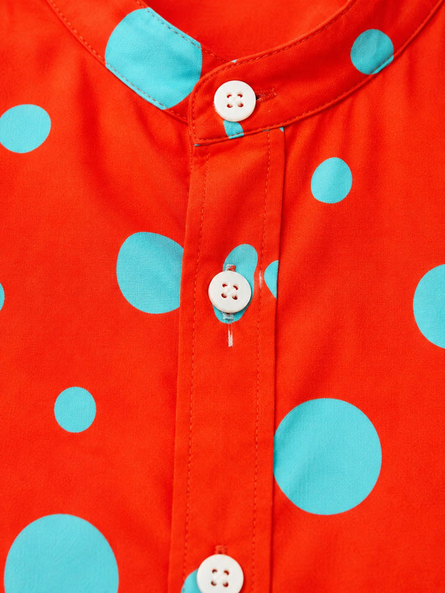 Anaario Red Polka Co-ord Set