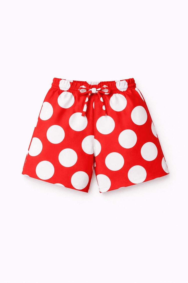 Boy wearing Anaario Red Pop Pocket Shirt Set