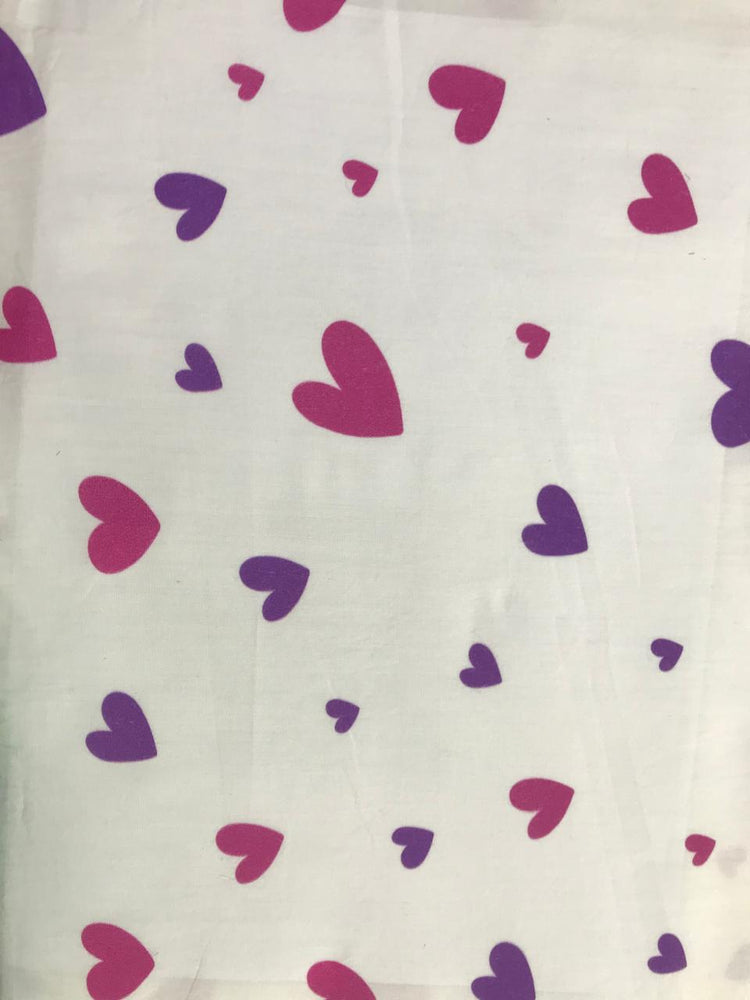 Pink Heart Pajama Set - Night Wear