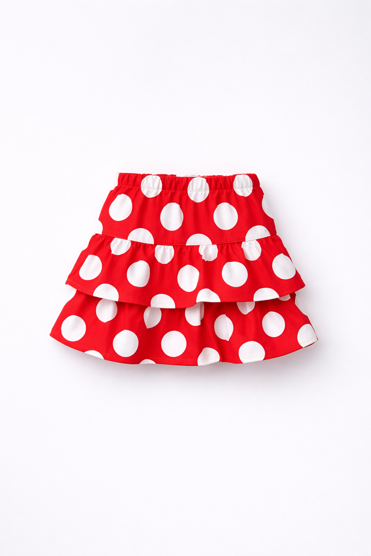 The Cherry Pie Tiered Skirt Set