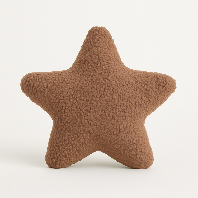 Anaario star-shaped fleece cushion for kids