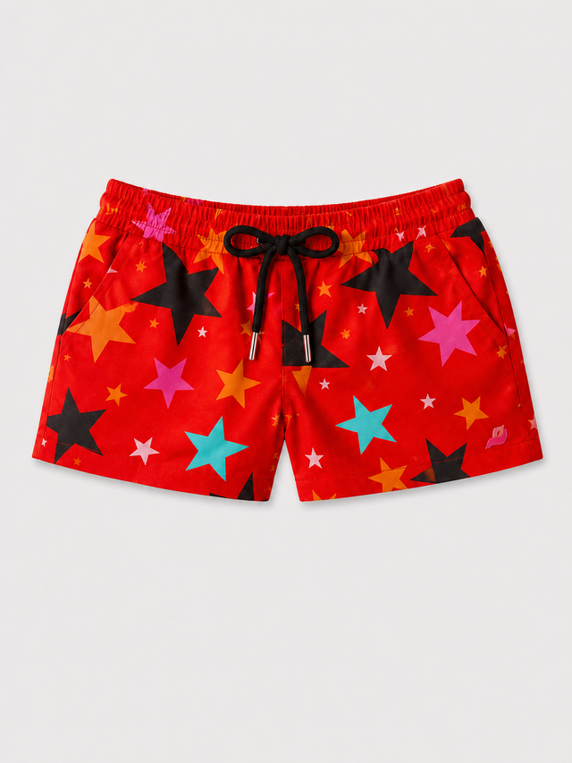 Boy wearing Anaario Star Pop Shorts