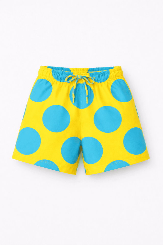 Boy wearing Anaario Sunshine Pop Pocket Shirt Set