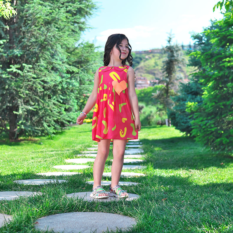 Girl wearing Anaario Terra Dress