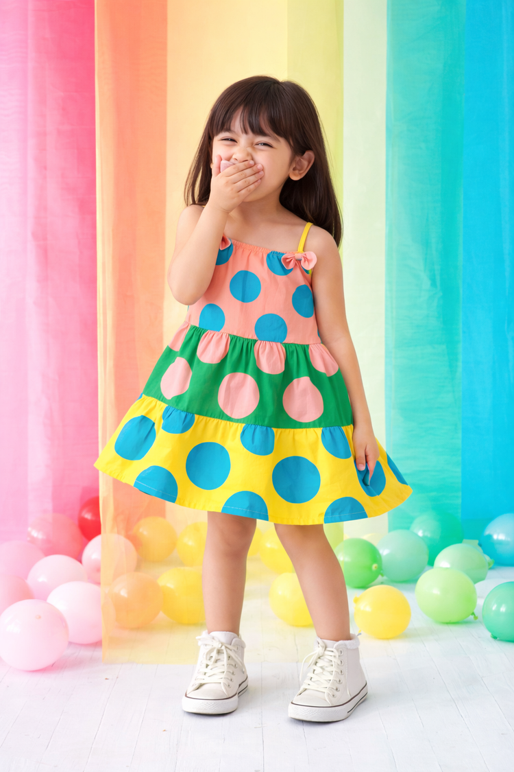 Girl wearing Anaario Carnival Pop Dress
