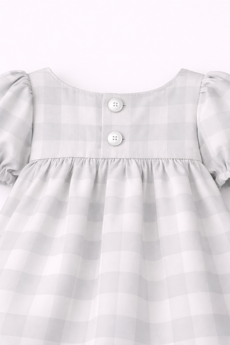 Girl wearing Anaario Gingham Dreams Dress
