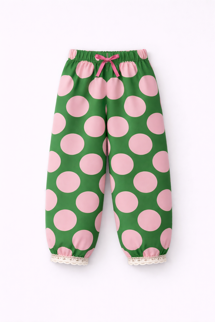 Girl wearing Anaario Meadow Dot Co-ord Set