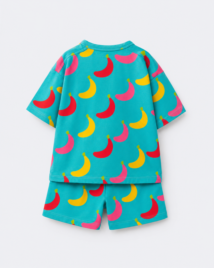 Boy wearing Anaario Top Banana Co-ord Set