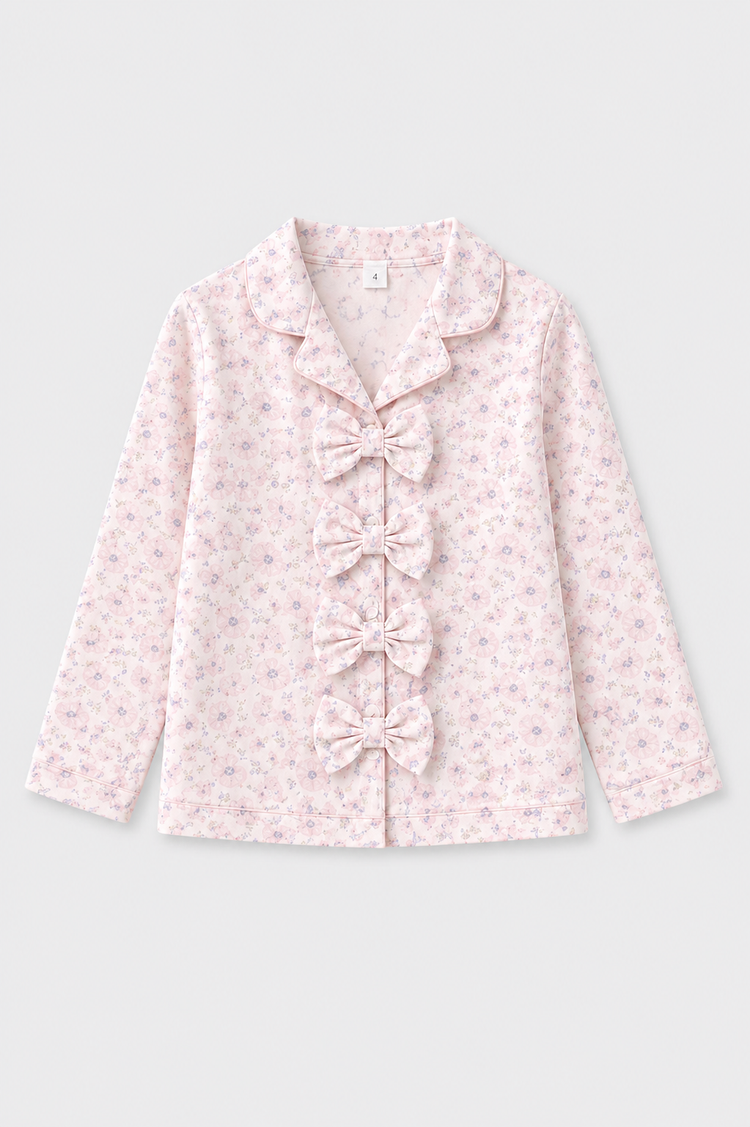 Girl wearing Anaario Whispering Pink Night Wear
