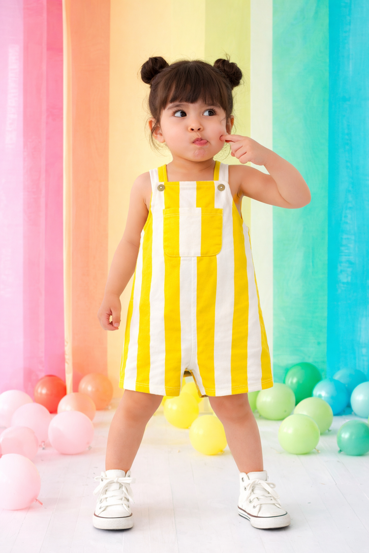 The Lemonade Stripe Romper