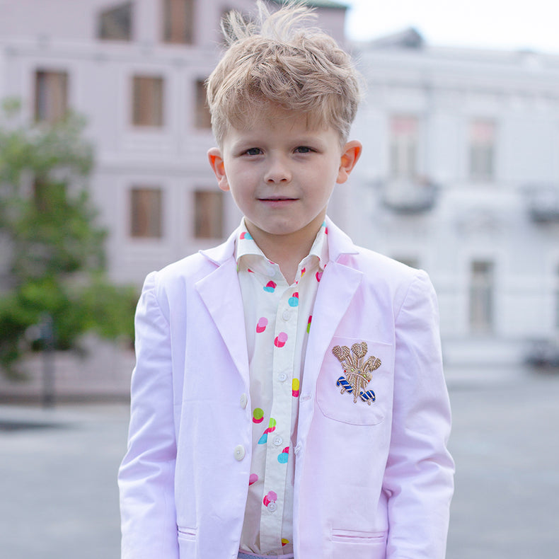 Gentleman Blazer-Light Pink