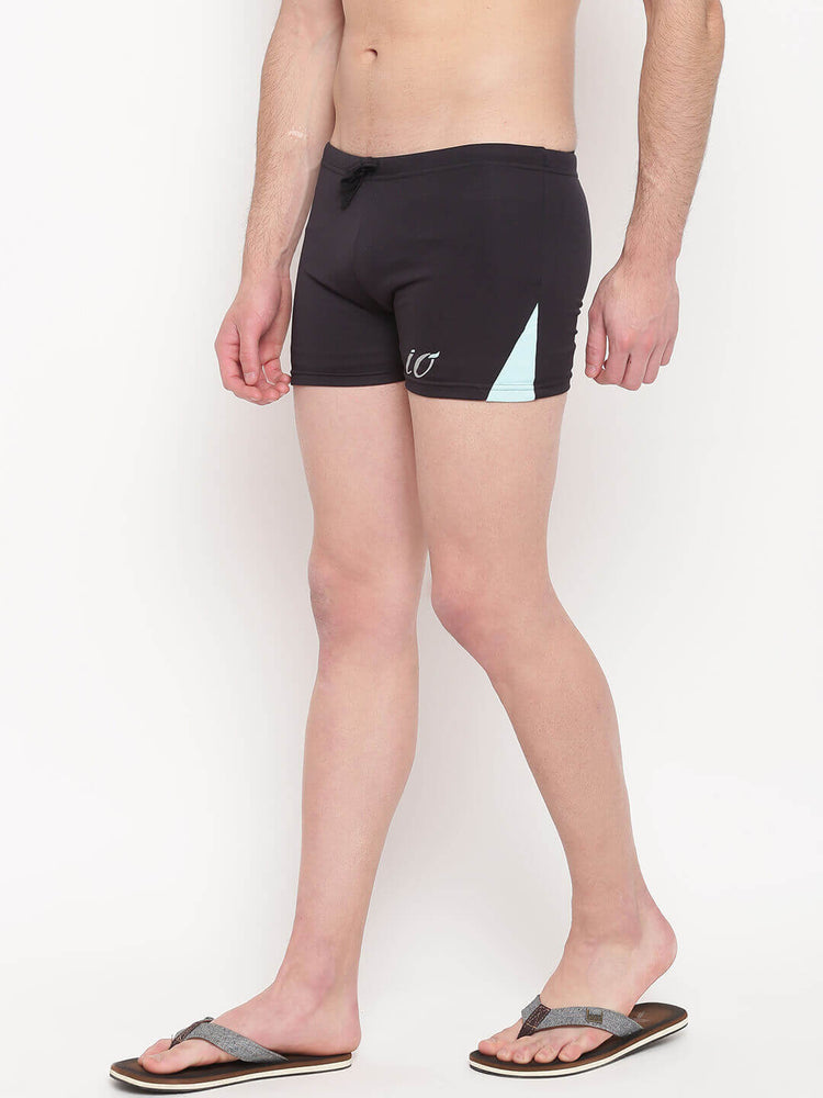 Black-Aqua Aquashorts