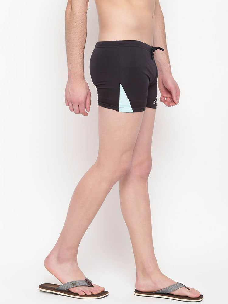 Black-Aqua Aquashorts