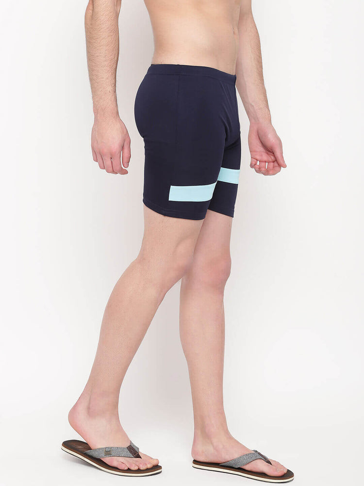 Navy-Aqua Jammers