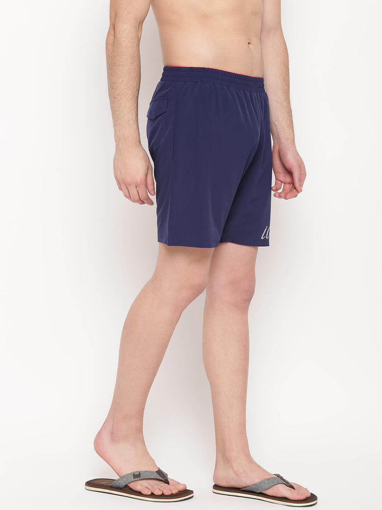 Navy & Red Reversible Shorts