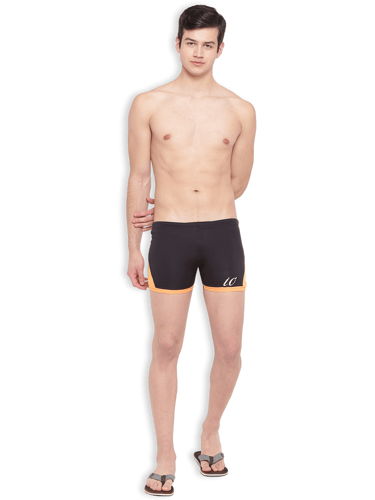 Black-Orange Aqaushorts