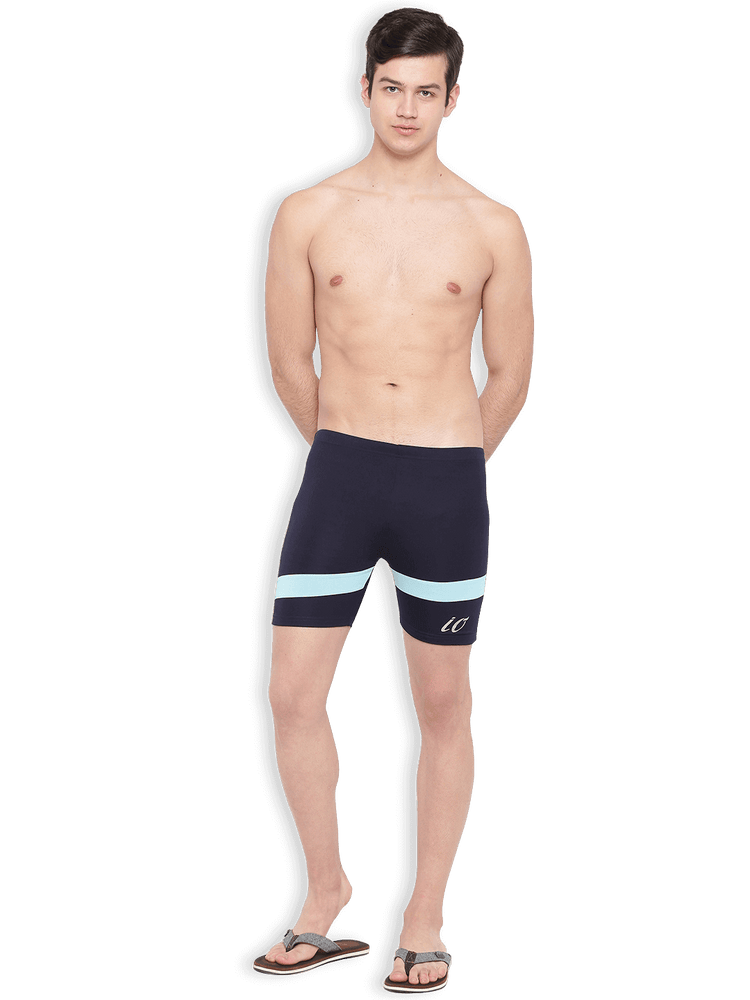 Navy-Aqua Jammers