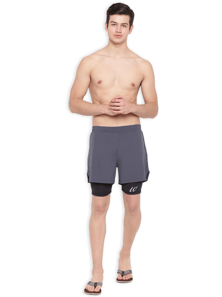 Grey Shorts with Jammers