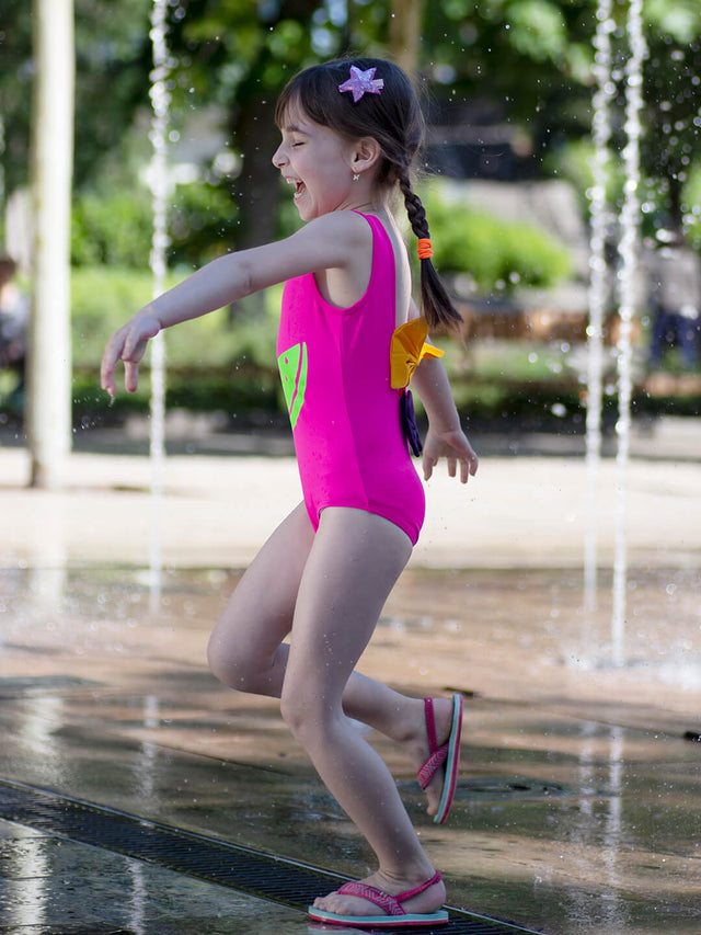 Fuchsia Water Melon One Piece