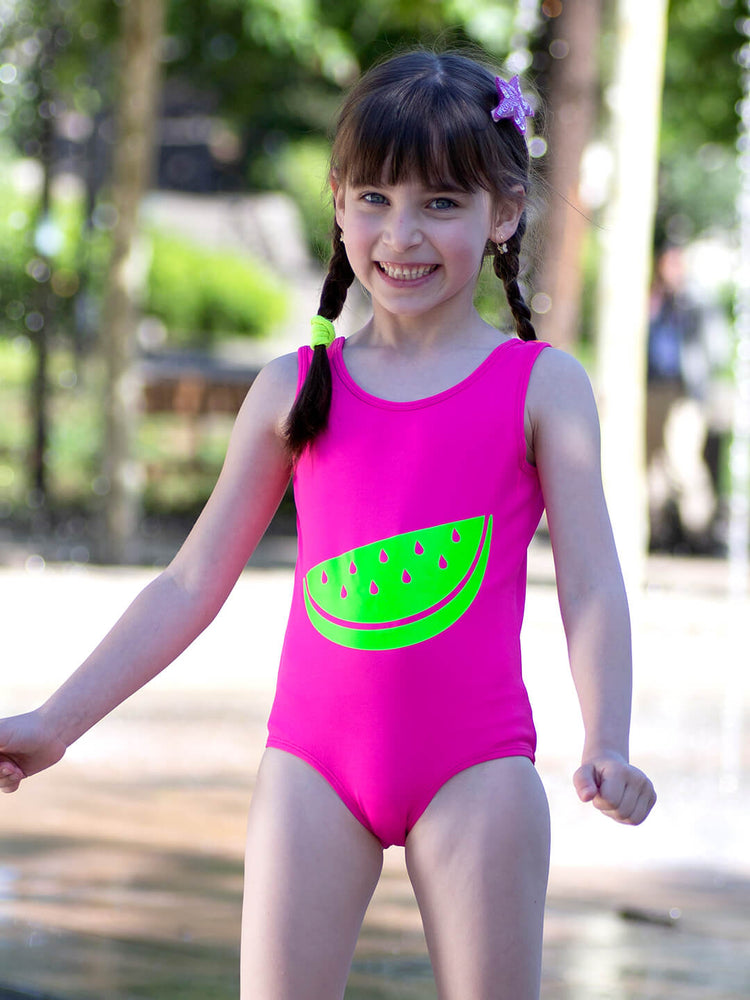 Fuchsia Water Melon One Piece